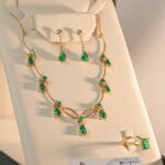 choker, earrings and rings set - Image 3
